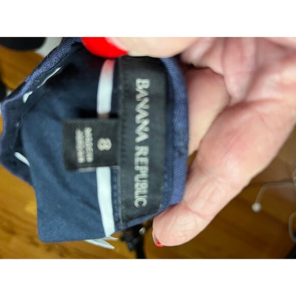 Banana Republic Ryan classic wool dress pants size 8 Flat Front Pockets Stretch - Picture 4 of 6